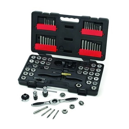Apex Tool Group Tap & Die-Combo Gear Wrench 75pc Set GWR3887